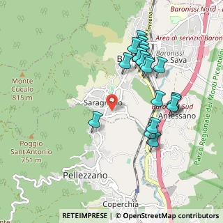 Mappa Via Matteo Galdi, 84081 Baronissi SA, Italia (1.0645)