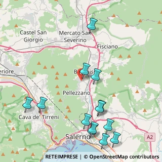 Mappa Via Matteo Galdi, 84081 Baronissi SA, Italia (5.53154)