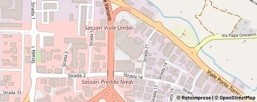 Mappa Sassari