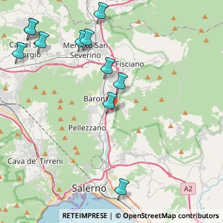 Mappa Via Antonio Villari, 84081 Baronissi SA, Italia (5.94091)