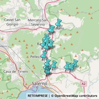 Mappa Via Antonio Villari, 84081 Baronissi SA, Italia (3.28118)