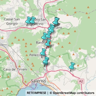 Mappa Via Antonio Villari, 84081 Baronissi SA, Italia (3.46071)