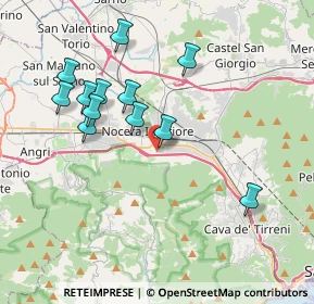 Mappa Via San Prisco, 84014 Nocera Inferiore SA, Italia (3.995)