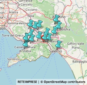 Mappa Via San Prisco, 84014 Nocera Inferiore SA, Italia (10.71118)