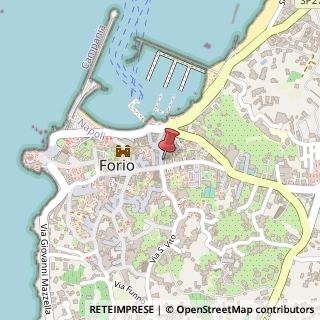 Mappa Via Erasmo di Lustro, 18, 80075 Forio, Napoli (Campania)
