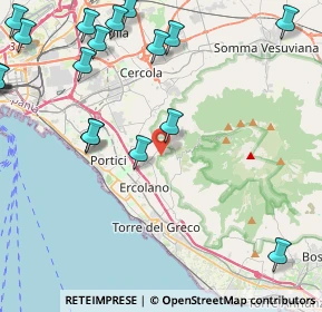 Mappa Via S. Vito Arena, 80056 Ercolano NA, Italia (6.699)