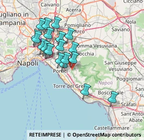 Mappa Via S. Vito Arena, 80056 Ercolano NA, Italia (6.874)