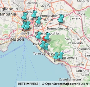 Mappa Via S. Vito Arena, 80056 Ercolano NA, Italia (7.00143)