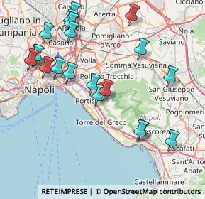 Mappa Via S. Vito Arena, 80056 Ercolano NA, Italia (9.63)