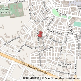 Mappa Via Marmolada, 9, 70022 Altamura, Bari (Puglia)