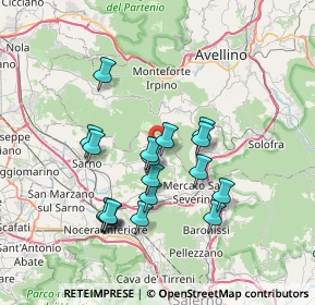 Mappa 84082 Bracigliano SA, Italia (6.95056)