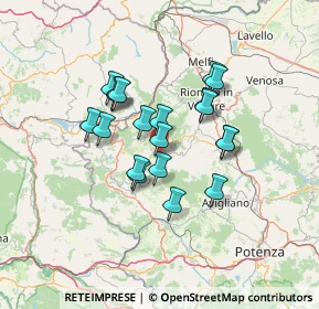 Mappa Strada Provinciale S. Fele, 85020 San Fele PZ, Italia (11.407)