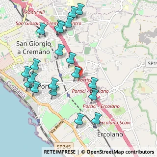 Mappa Via G. Cardano, 80055 Portici NA, Italia (1.23)