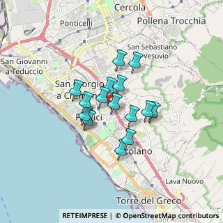 Mappa Via G. Cardano, 80055 Portici NA, Italia (1.2575)
