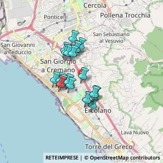 Mappa Via G. Cardano, 80055 Portici NA, Italia (1.3995)