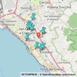 Mappa Via G. Cardano, 80055 Portici NA, Italia (1.41545)