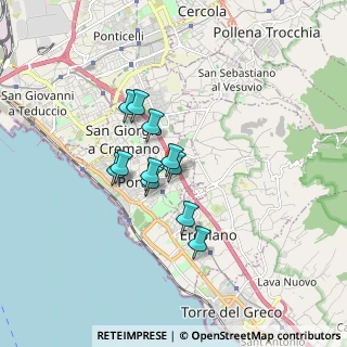 Mappa Via G. Cardano, 80055 Portici NA, Italia (1.31182)