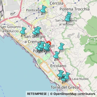 Mappa Via G. Cardano, 80055 Portici NA, Italia (2.09)