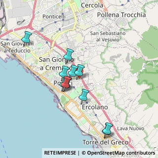 Mappa Via G. Cardano, 80055 Portici NA, Italia (2.00417)