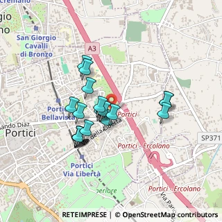 Mappa Via G. Cardano, 80055 Portici NA, Italia (0.3895)