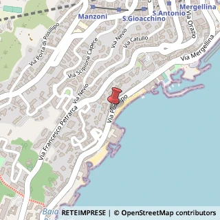 Mappa Via Posillipo, 386, 80123 Napoli, Napoli (Campania)