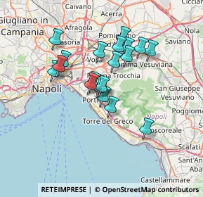 Mappa Via Madonnelle, 80056 Portici NA, Italia (6.01842)