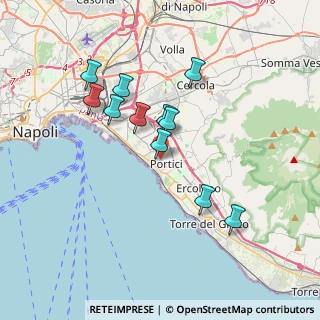 Mappa Viale Leone, 80055 Portici NA, Italia (3.41727)