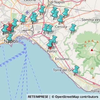 Mappa Viale Leone, 80055 Portici NA, Italia (5.8805)