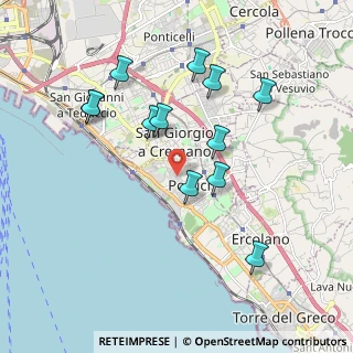 Mappa Viale Leone, 80055 Portici NA, Italia (2.00333)