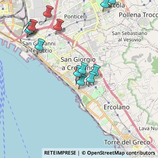 Mappa Viale Leone, 80055 Portici NA, Italia (2.58786)