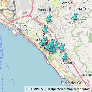 Mappa Viale Leone, 80055 Portici NA, Italia (1.3375)