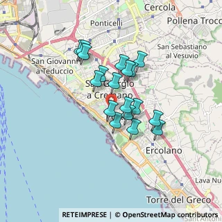 Mappa Viale Leone, 80055 Portici NA, Italia (1.41444)