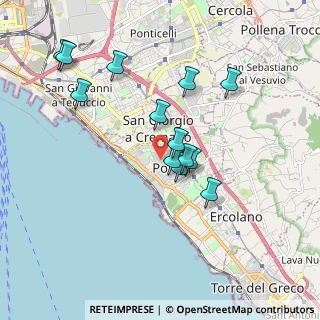 Mappa Viale Leone, 80055 Portici NA, Italia (1.83154)