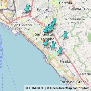 Mappa Viale Leone, 80055 Portici NA, Italia (1.75727)