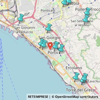 Mappa Viale Leone, 80055 Portici NA, Italia (2.90231)