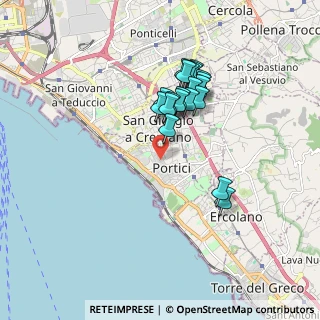 Mappa Viale Leone, 80055 Portici NA, Italia (1.6265)