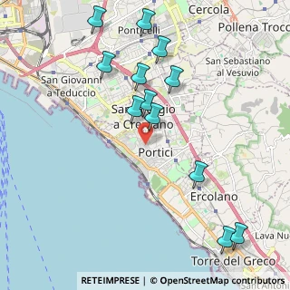 Mappa Viale Leone, 80055 Portici NA, Italia (2.39917)