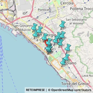Mappa Viale Leone, 80055 Portici NA, Italia (1.35125)
