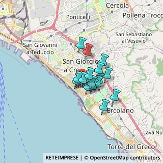 Mappa Viale Leone, 80055 Portici NA, Italia (1.01529)