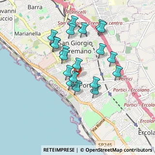 Mappa Viale Leone, 80055 Portici NA, Italia (0.871)