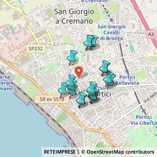 Mappa Viale Leone, 80055 Portici NA, Italia (0.3795)