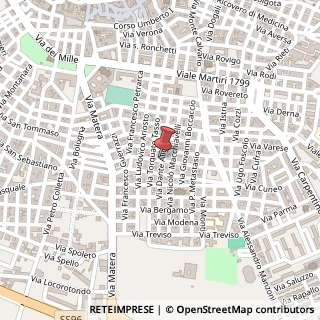 Mappa Via Catania,  34, 70022 Altamura, Bari (Puglia)