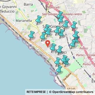 Mappa Via Paladino Giovanni, 80055 Portici NA, Italia (1.0045)