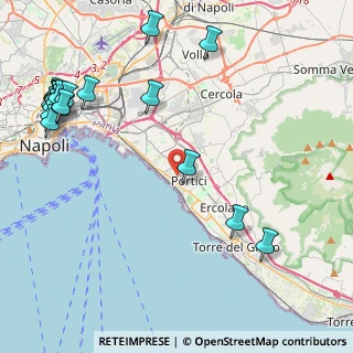 Mappa Via Paladino Giovanni, 80055 Portici NA, Italia (6.3765)