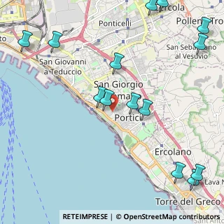 Mappa Via Paladino Giovanni, 80055 Portici NA, Italia (3.09714)