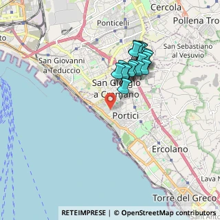 Mappa Via Paladino Giovanni, 80055 Portici NA, Italia (1.69722)