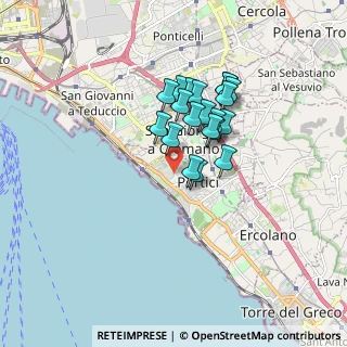Mappa Via Paladino Giovanni, 80055 Portici NA, Italia (1.374)