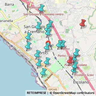 Mappa Via Diaz Armando, 80055 Portici NA, Italia (1.094)