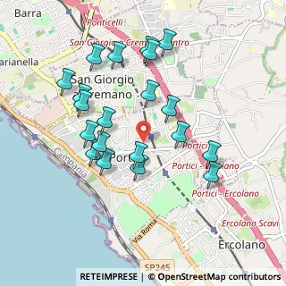Mappa Via Diaz Armando, 80055 Portici NA, Italia (0.9885)