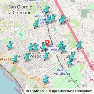 Mappa Via Diaz Armando, 80055 Portici NA, Italia (0.5795)